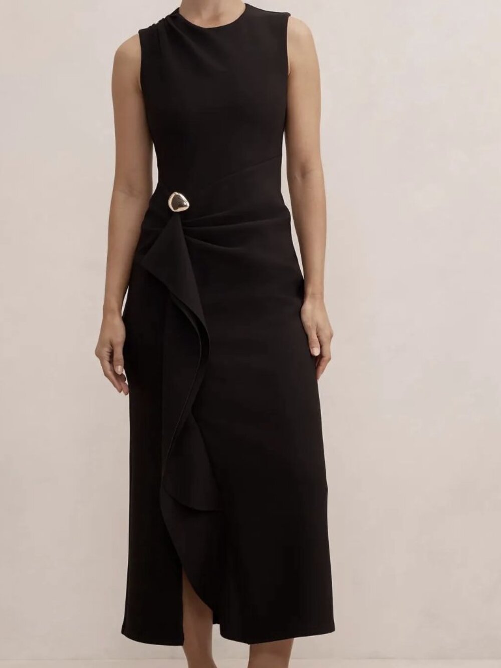 Rylie Petite Ruffle Maxi Dress